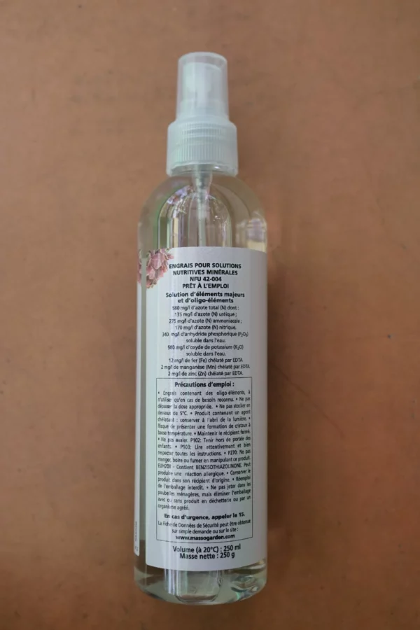 Engrais cactées succulentes nutrition complète 250ml - Masso Garden (2) - Produits - Jardi Pradel - Jardinerie et fleuriste à Bagnères-de-Luchon (31)