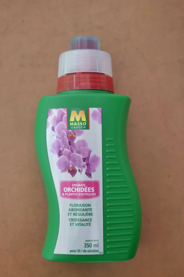 Engrais orchidées plantes exotiques 350ml - Masso Garden (3) - Produits - Jardi Pradel - Jardinerie et fleuriste à Bagnères-de-Luchon (31)