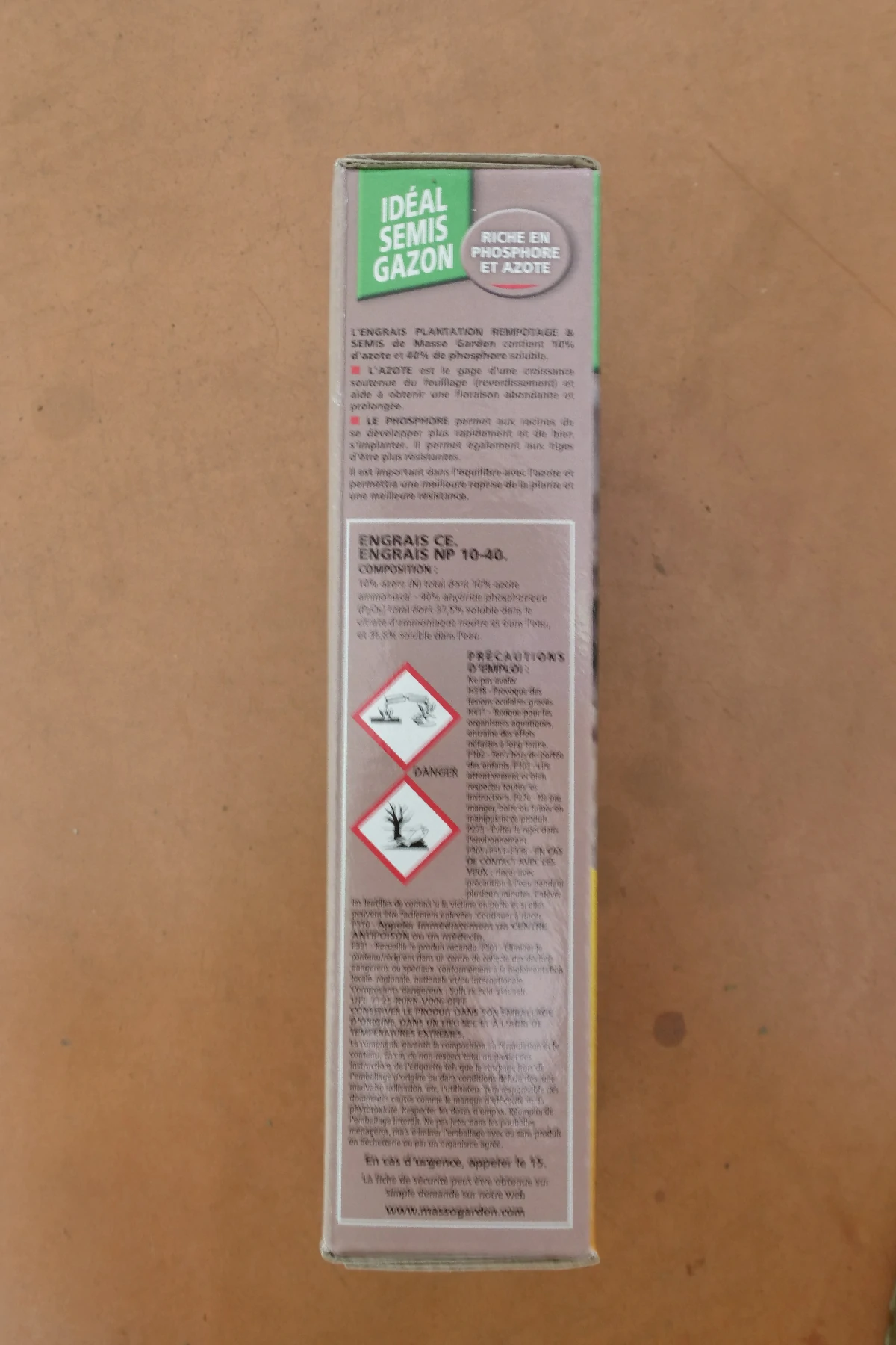 Engrais plantation rempotage semis 800g - Masso Garden (3) - Produits - Jardi Pradel - Jardinerie et fleuriste à Bagnères-de-Luchon (31)