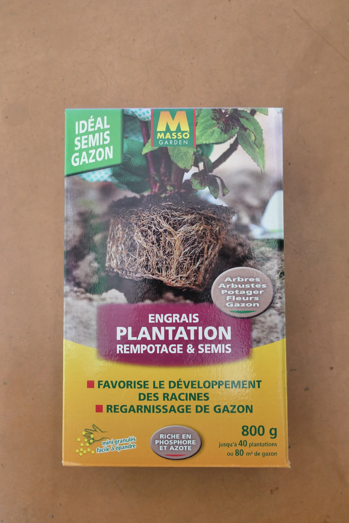 Engrais plantation rempotage semis 800g - Masso Garden (7) - Produits - Jardi Pradel - Jardinerie et fleuriste à Bagnères-de-Luchon (31)