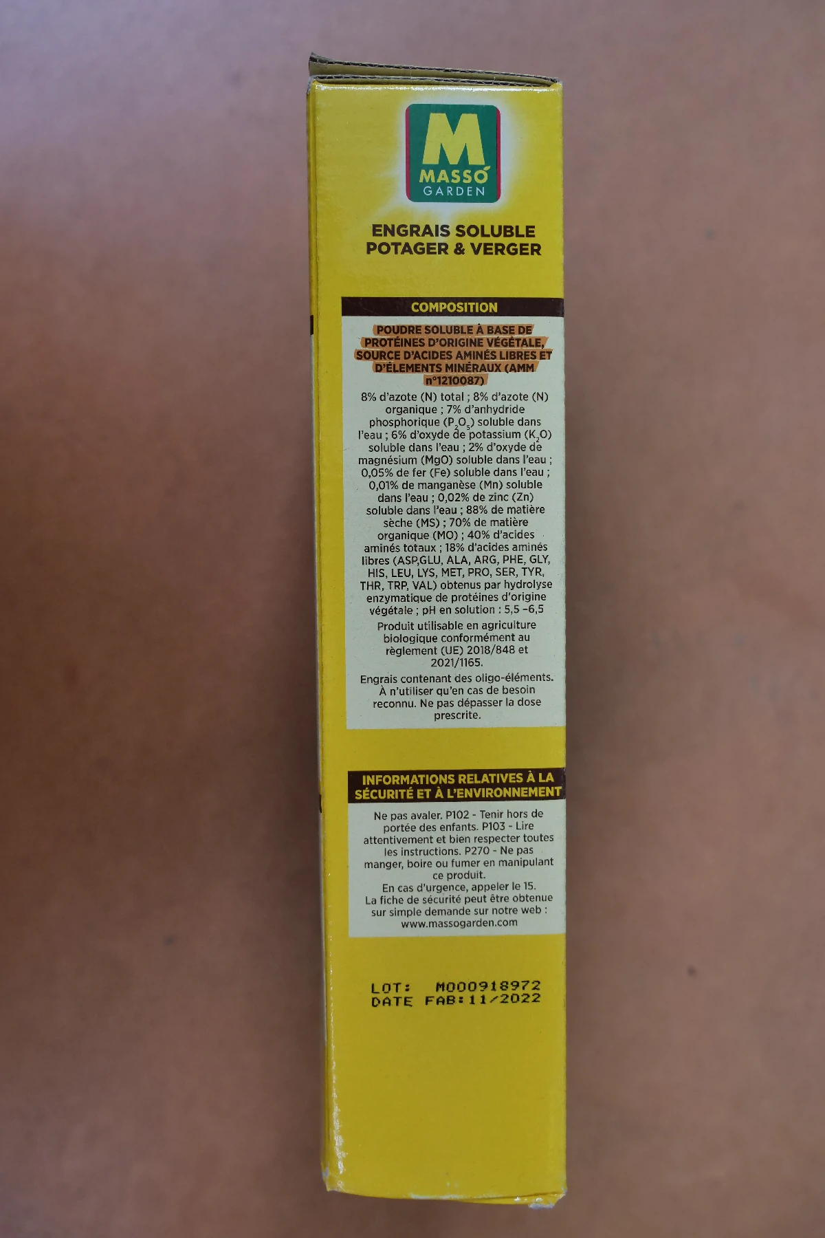 Engrais soluble potager verger 400g - Masso Garden (3) - Produits - Jardi Pradel - Jardinerie et fleuriste à Bagnères-de-Luchon (31)