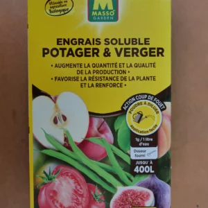 Engrais soluble potager verger 400g - Masso Garden (6) - Produits - Jardi Pradel - Jardinerie et fleuriste à Bagnères-de-Luchon (31)
