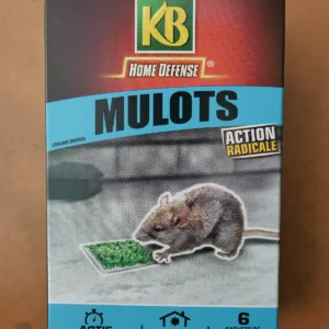 Raticide mulots grains 6x25g - KB