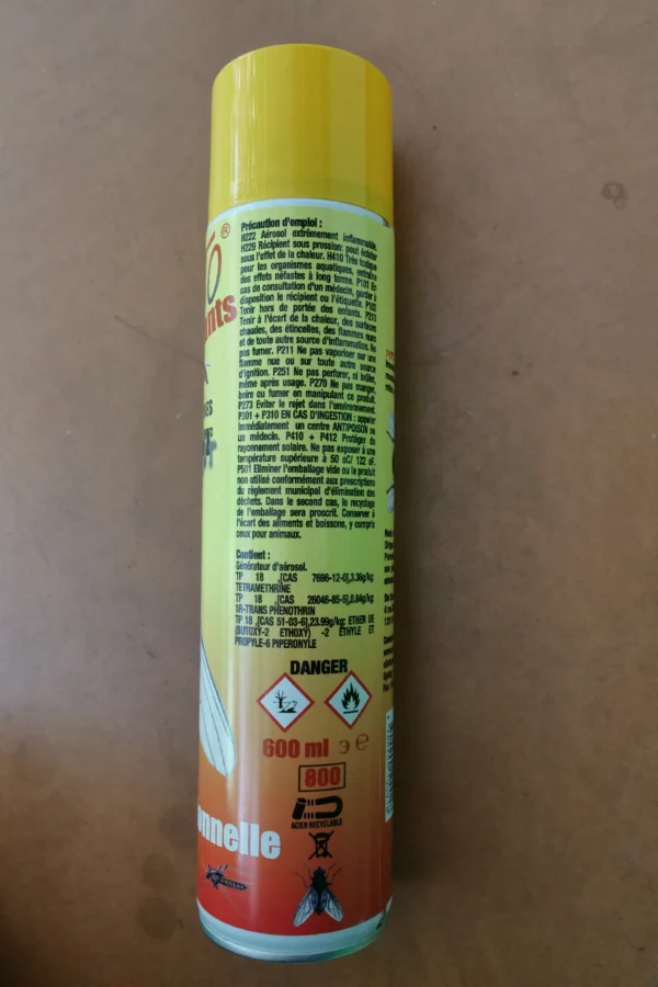 Spray mouches foudroyant 600ml - Subito – Image 3