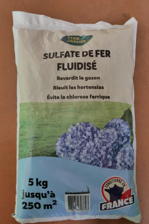 Sulfate de fer fluidisé 5kg - Star Jardin