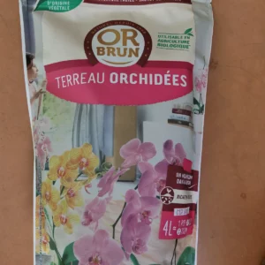 Terreau Orchidées 1,1kg - Or Brun