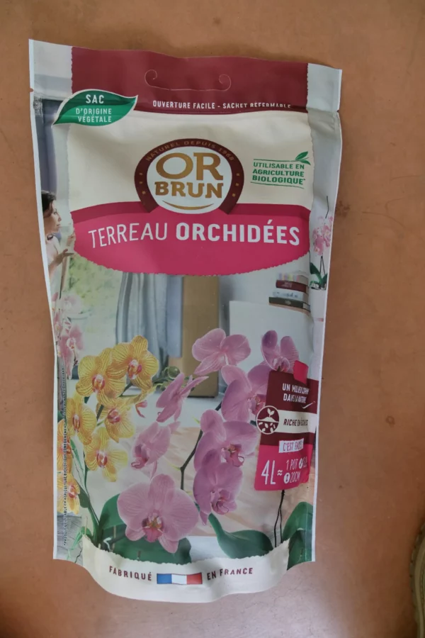Terreau Orchidées 1,1kg - Or Brun