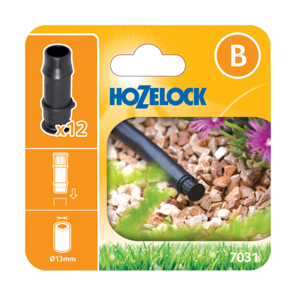 Bouchon fin de ligne tuyau 13mm (x12) - Hozelock