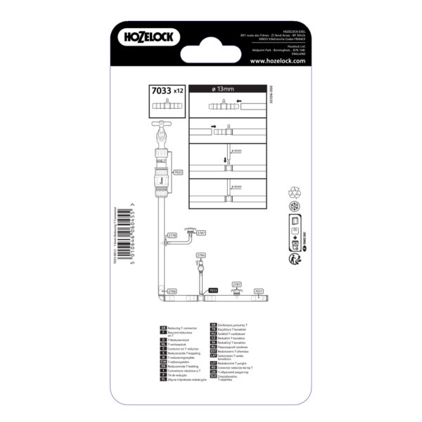 Raccord adaptateur 133mm/4mm (x12) - Hozelock – Image 3