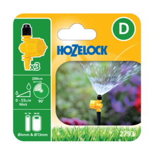 Arroseur vari-jets réglables 90° (x3) - Hozelock