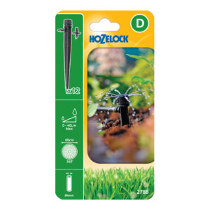 Arroseurs réglables sur pic fin de ligne (x12) - Hozelock