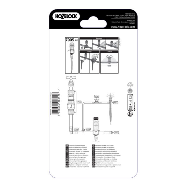 Goutteur aspergeur universel easy drip (x3) – Hozelock – Image 4