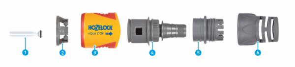 Raccord Aquastop tuyau 12,5 à 15mm - Hozelock – Image 3