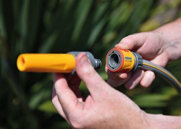 Raccord rapide Aquastop Soft Grip pour tuyau 12,5 à 15mm - Hozelock – Image 3