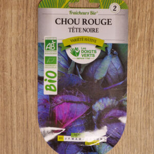 Choux rouge Tête noire Bio