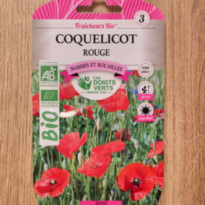 Coquelicot rouge Bio