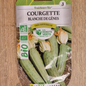 Courgette blanche de Gênes Bio