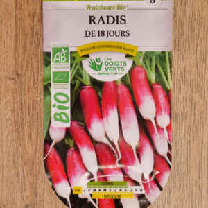 Radis 18 jours Bio