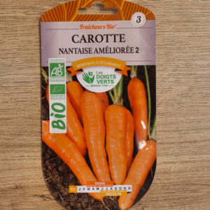 Carotte Nantaise améliorée 2 Bio
