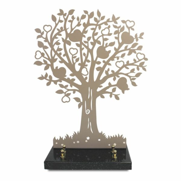 Plaque Arbre en galva peint 30x37cm