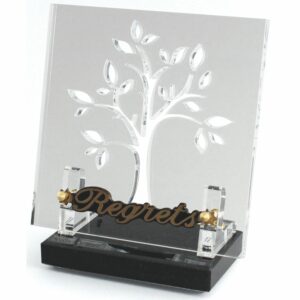 Plaque carrée Arbre 19x19cm