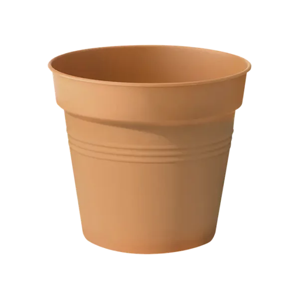 Pot beige en plastique 100% recyclé - Green Basics - Elho