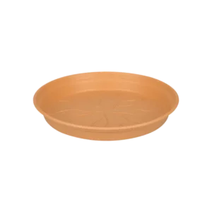 Soucoupes pots beige en plastique 100% recyclé - Green Basics - Elho