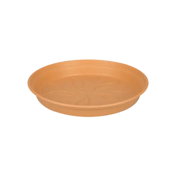 Soucoupes pots beige en plastique 100% recyclé - Green Basics - Elho