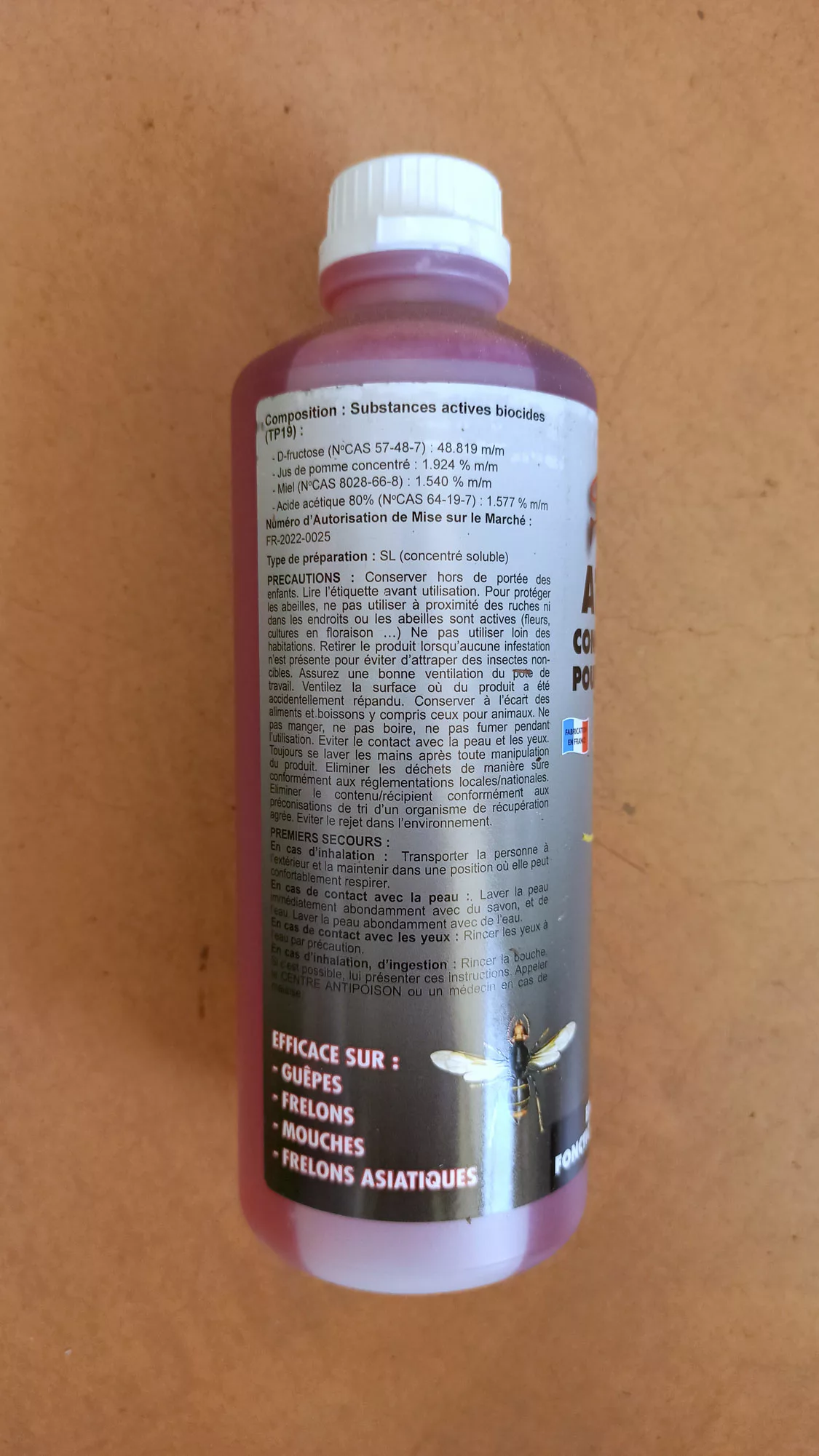 Attractif guêpes 500ml - Subito – Image 3