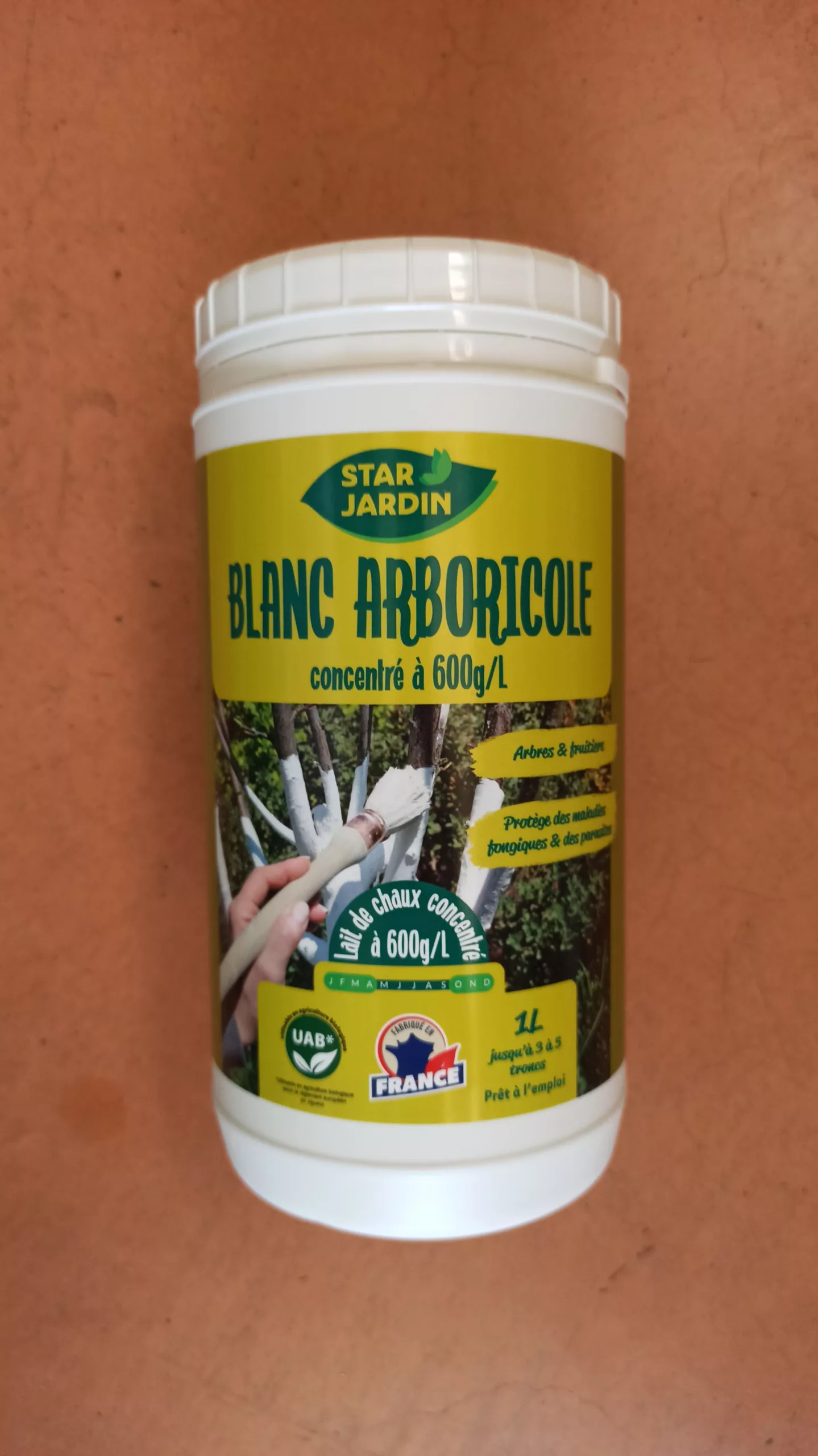 Blanc arboricole Lait de chaux 1L - Star Jardin