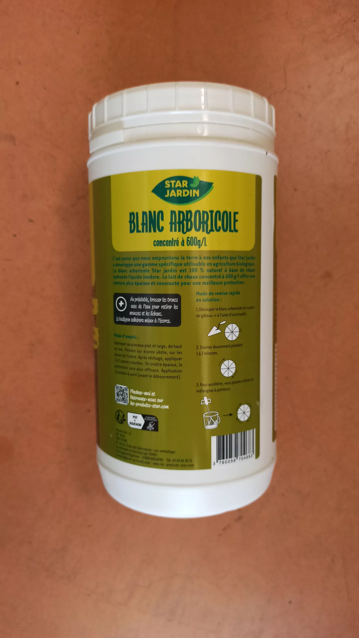 Blanc arboricole Lait de chaux 1L - Star Jardin – Image 3