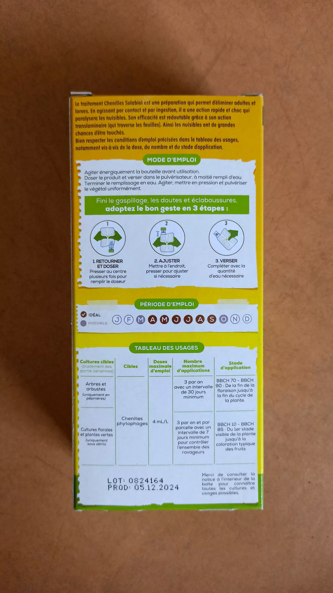 Traitement chenilles 125ml - Solabiol – Image 3