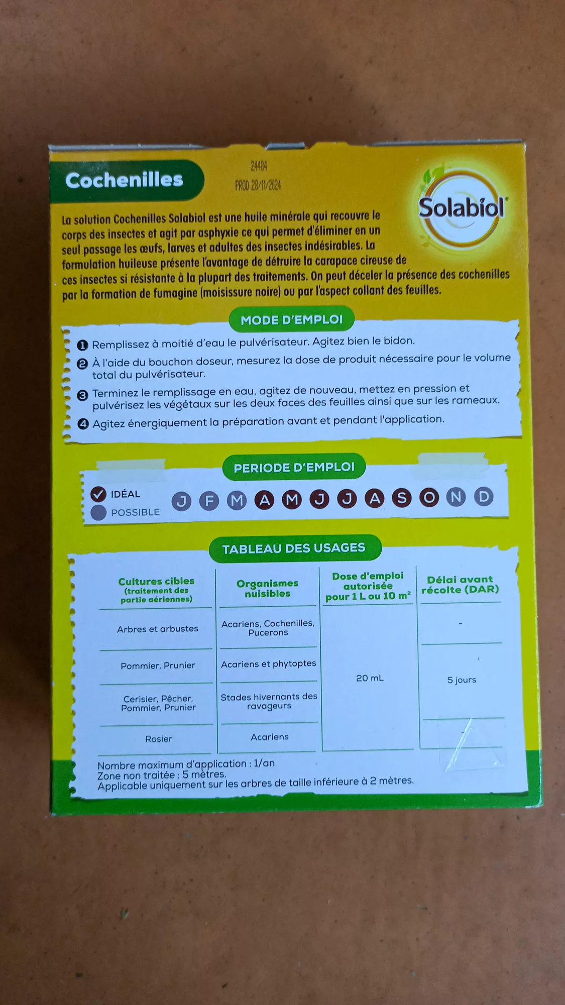 Traitement Cochenilles 500ml - Solabiol – Image 4