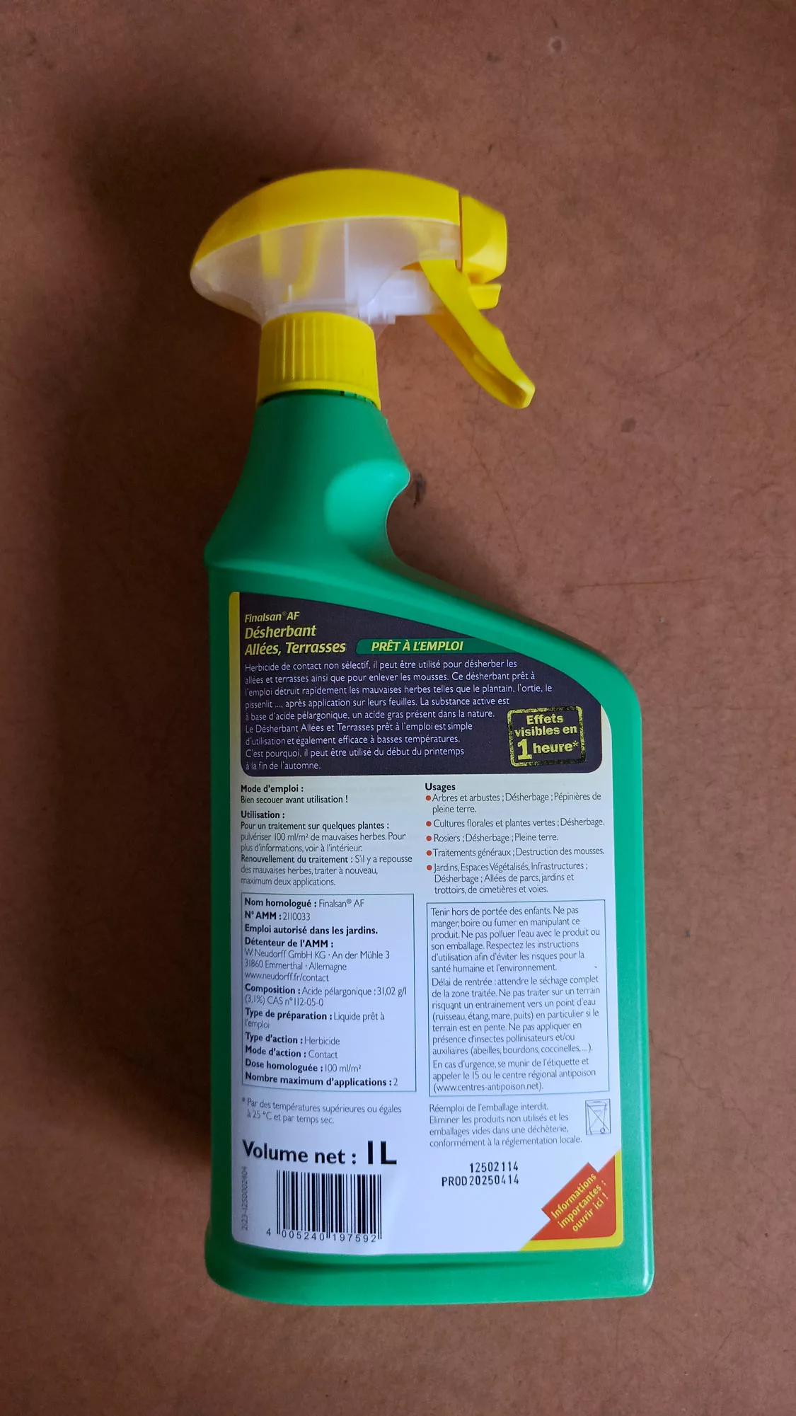 Désherbant allées terrasses - Neudorff – Image 2