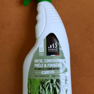 Purins ortie, consoude, prêle et fougère spray 750ml - Sobac